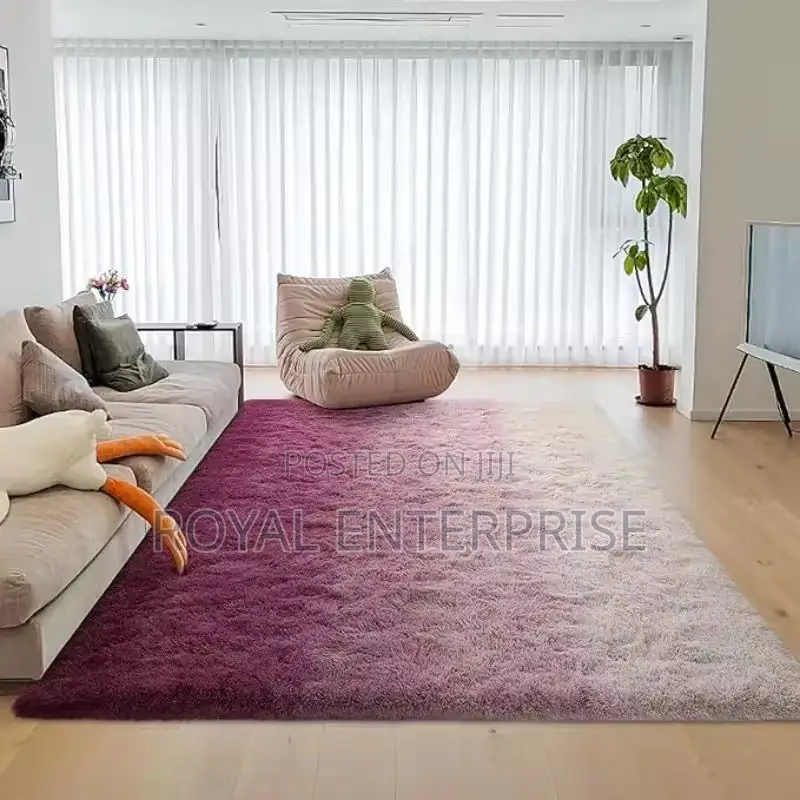 Two Different Colors Mixed Fruffy Carpet ( 150/220cm )