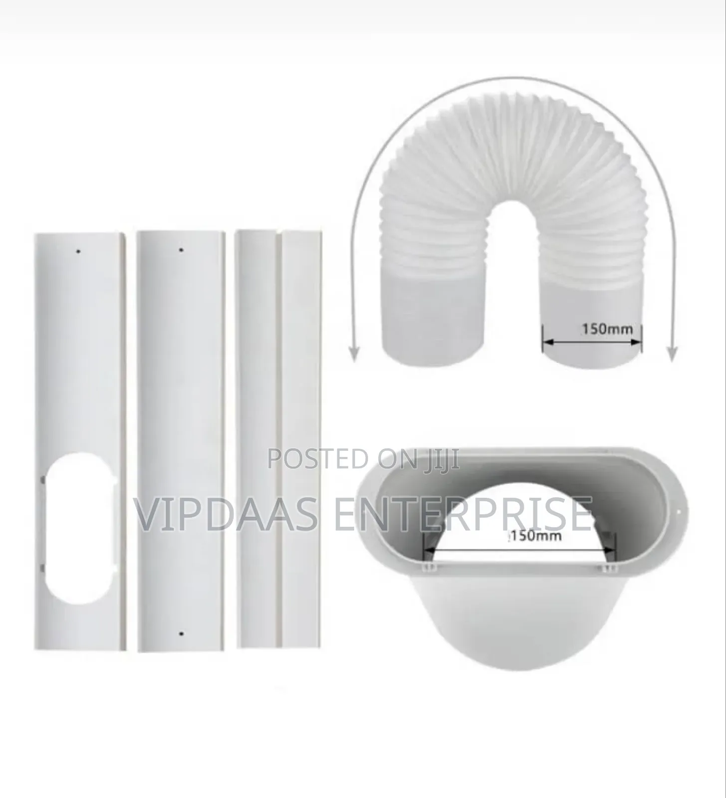 Portable Ac Exhaust Window Outlets Complete