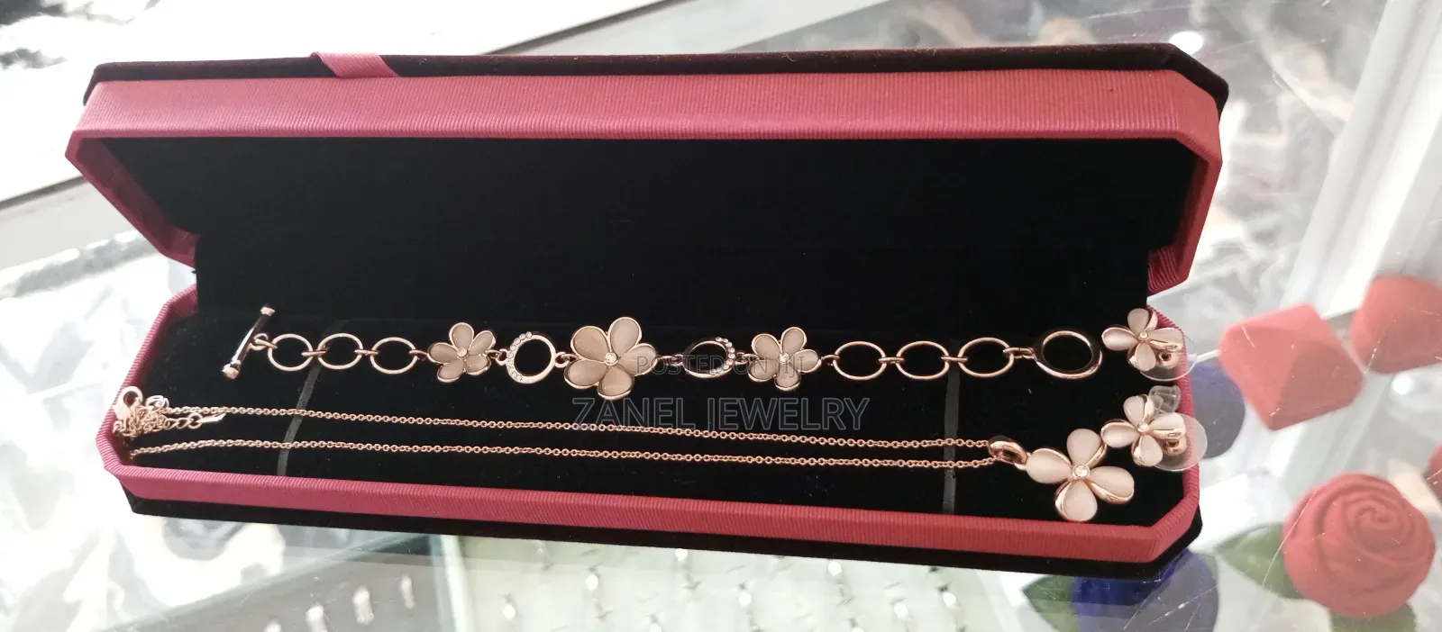 Rose Gold Jewelry Set
