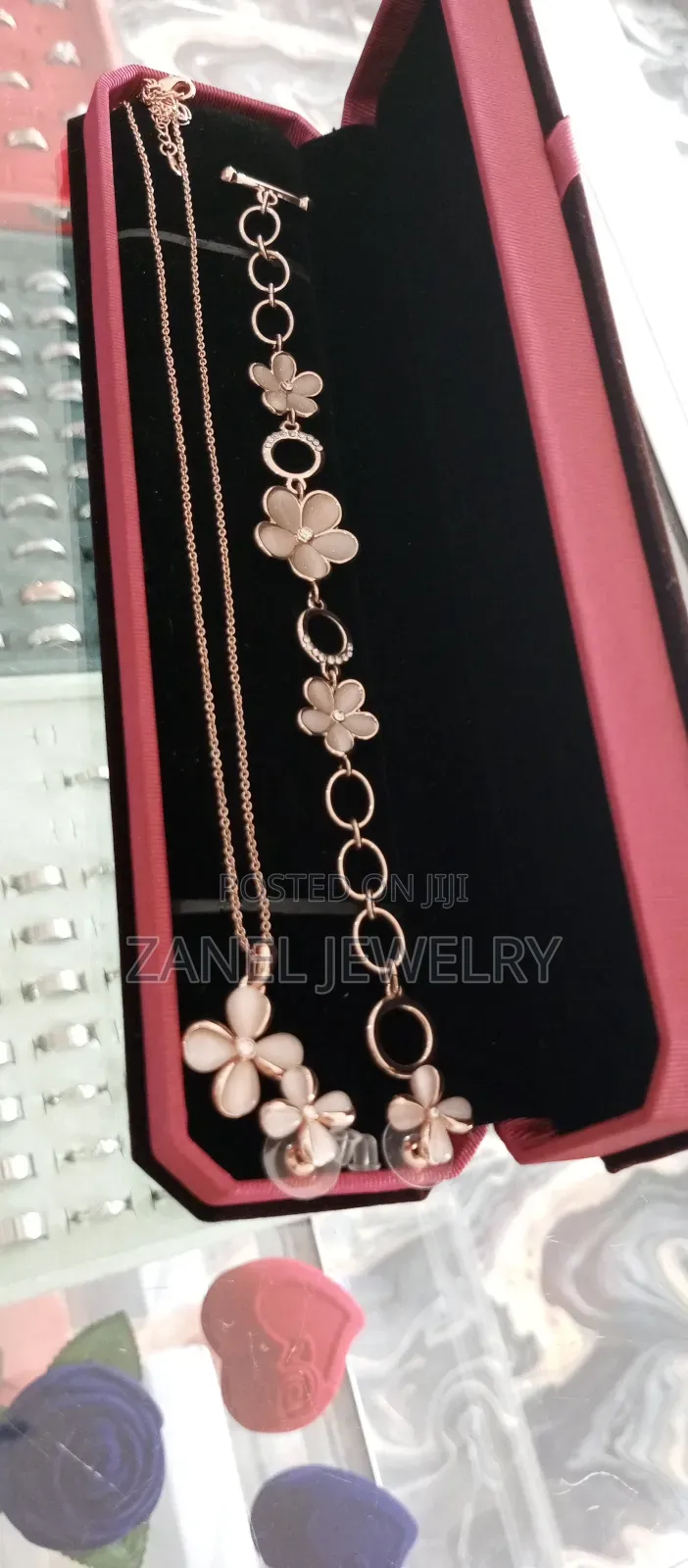 Rose Gold Jewelry Set