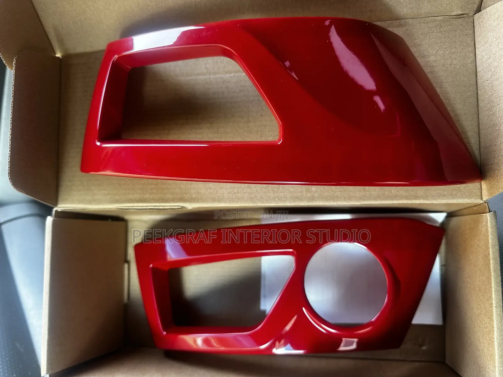 2012-2015 Toyota Tacoma Ac Vent Trim Panel Covers (Red Color)