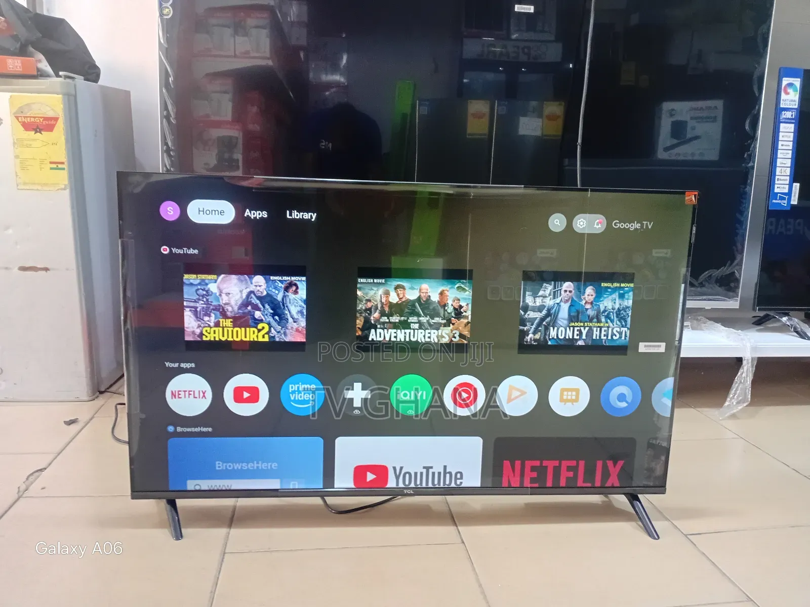 TCL 43” Smart Google Tv — Netflix/Youtube Built-in 43 TVS 43