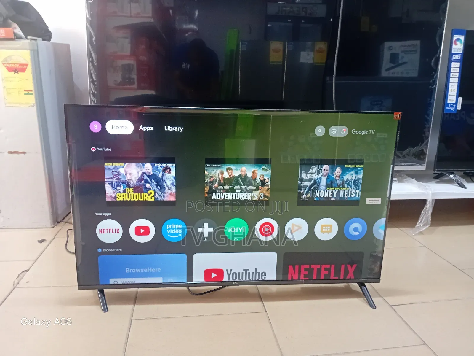 TCL 43” Smart Google Tv — Netflix/Youtube Built-in 43 TVS 43