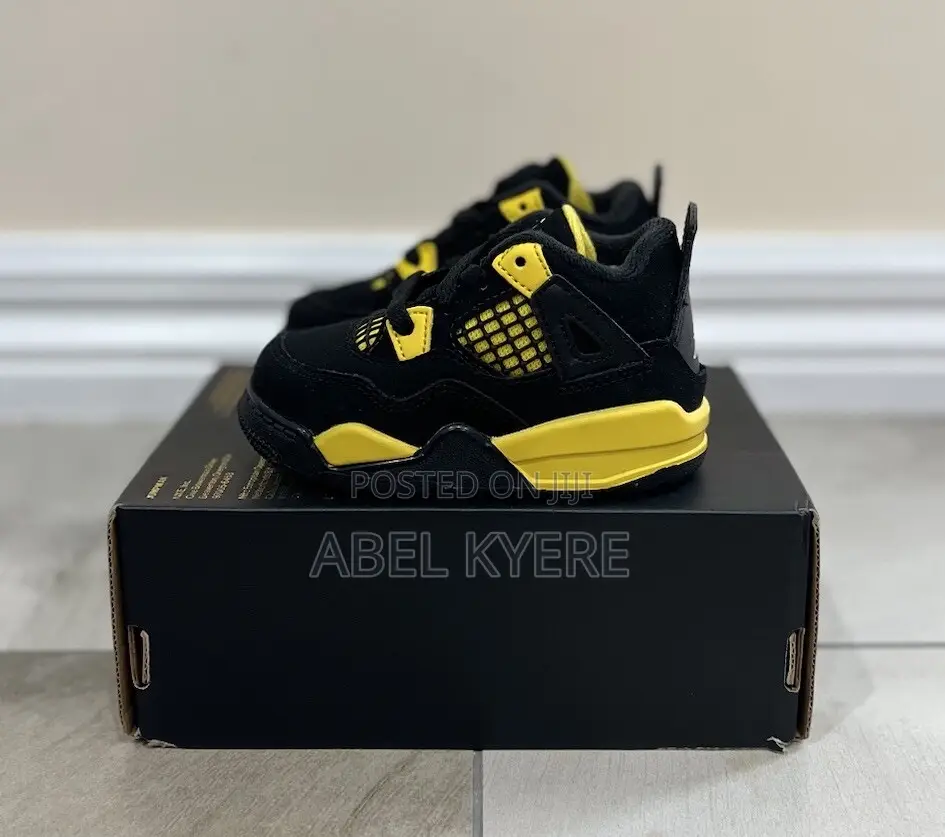 Nike Air Jordan 4 Retro Thunder Sneaker Available