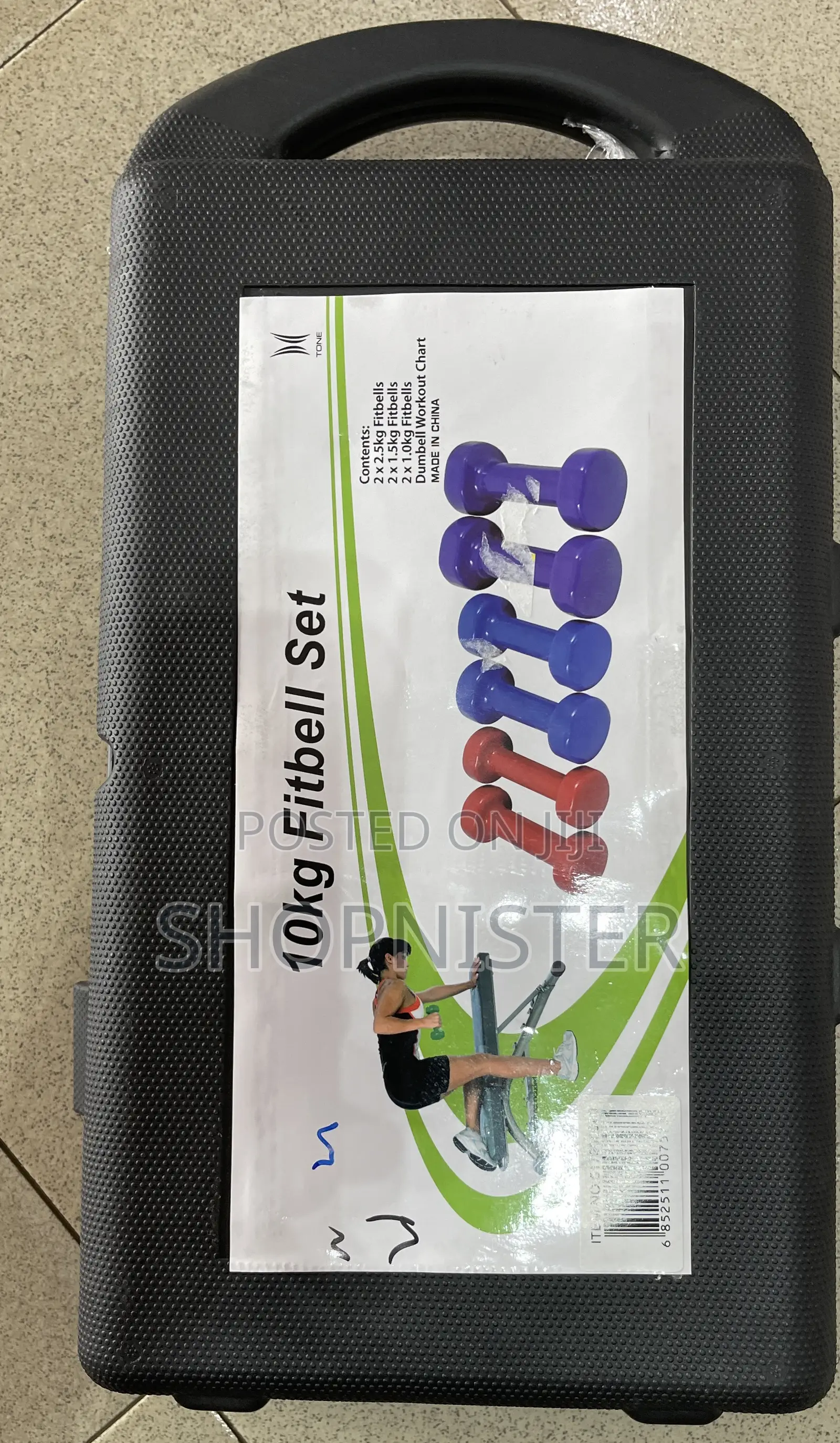 10kg Fitness Dumbbell 6pcs