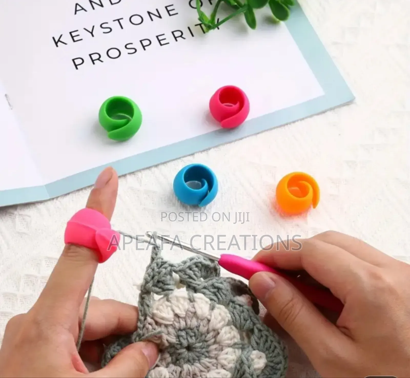 Ergonomic Yarn Guided Ring