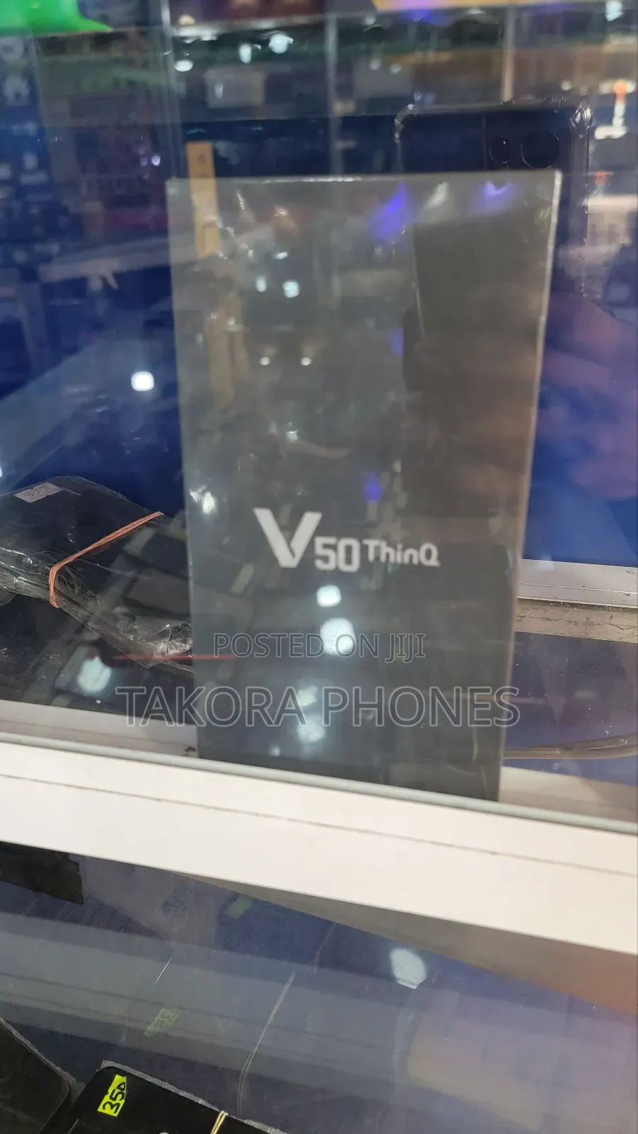 New LG V50 ThinQ 5G 128 GB Black