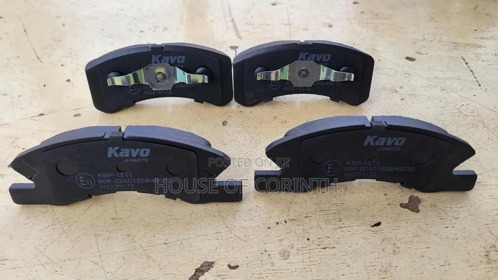 Kavo Brake Pads - Mitsubishi Mirage 2012-, Daihatsu Trevis 2006-