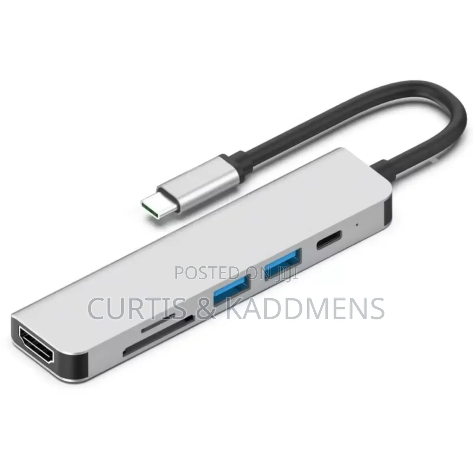 6 in 1 Type C, Sd, Hdmi, Usb, Pd 60w Docking Station Hub