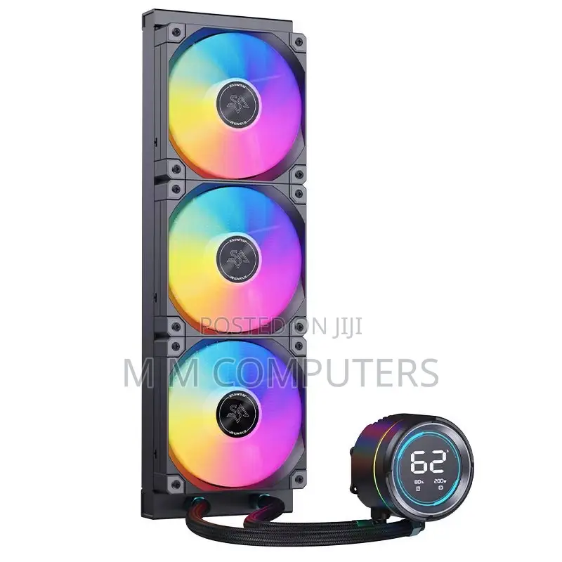 Snowman 360kl Water Aio Cooler RGB + Temperature Display