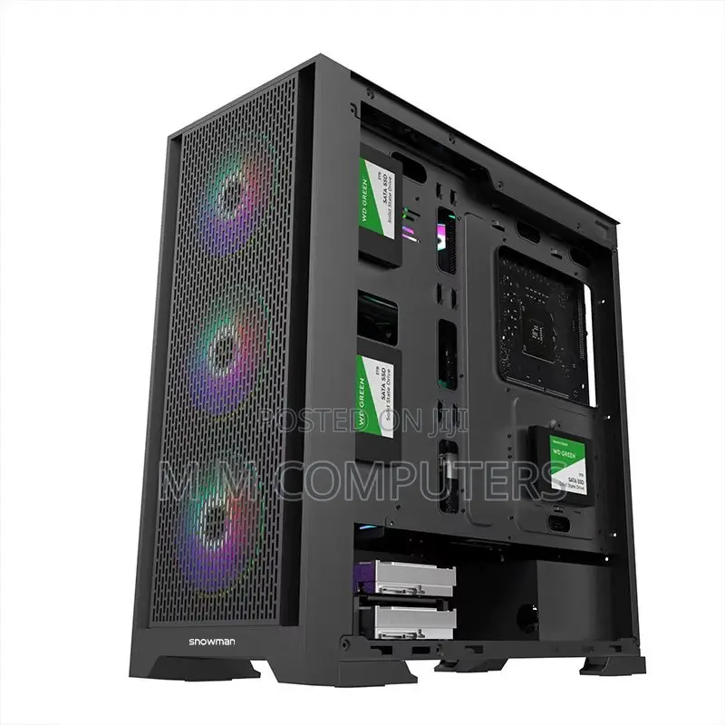 Snowman X40 Gaming Case + 4argb Fans