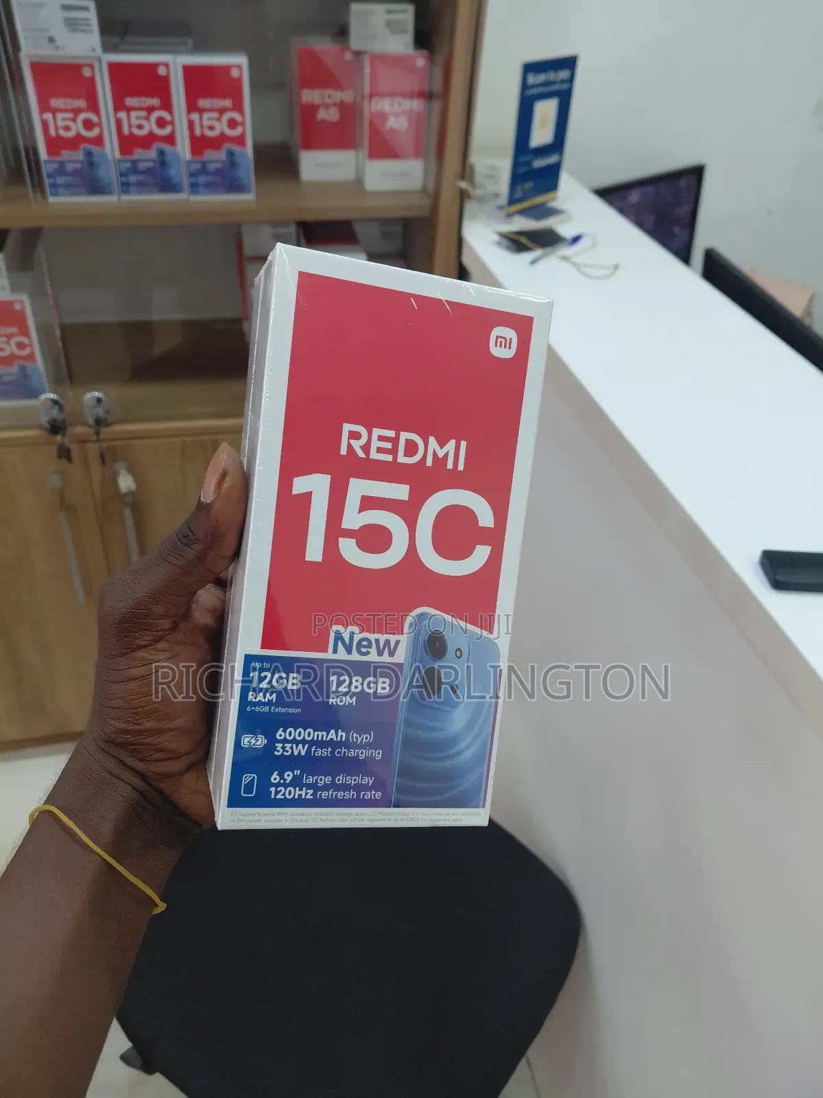 New Xiaomi Redmi 15C 4G 128 GB Black