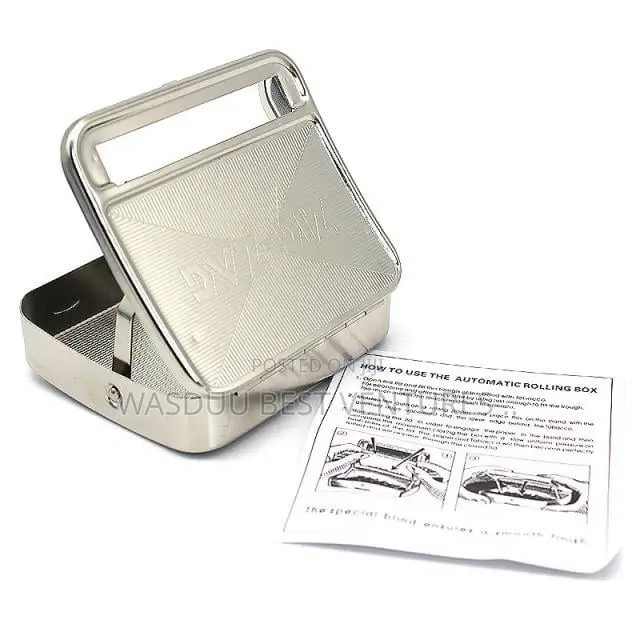 Automatic Cigarette Tobacco Rolling Machine Box Metal 70mm Zig Zag