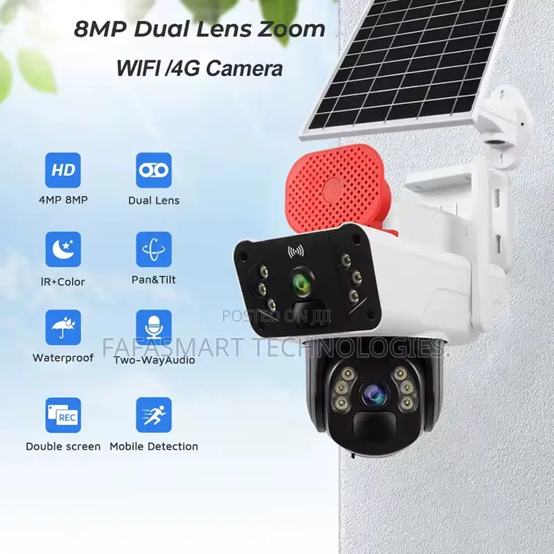 Dual Lens Solar Camera