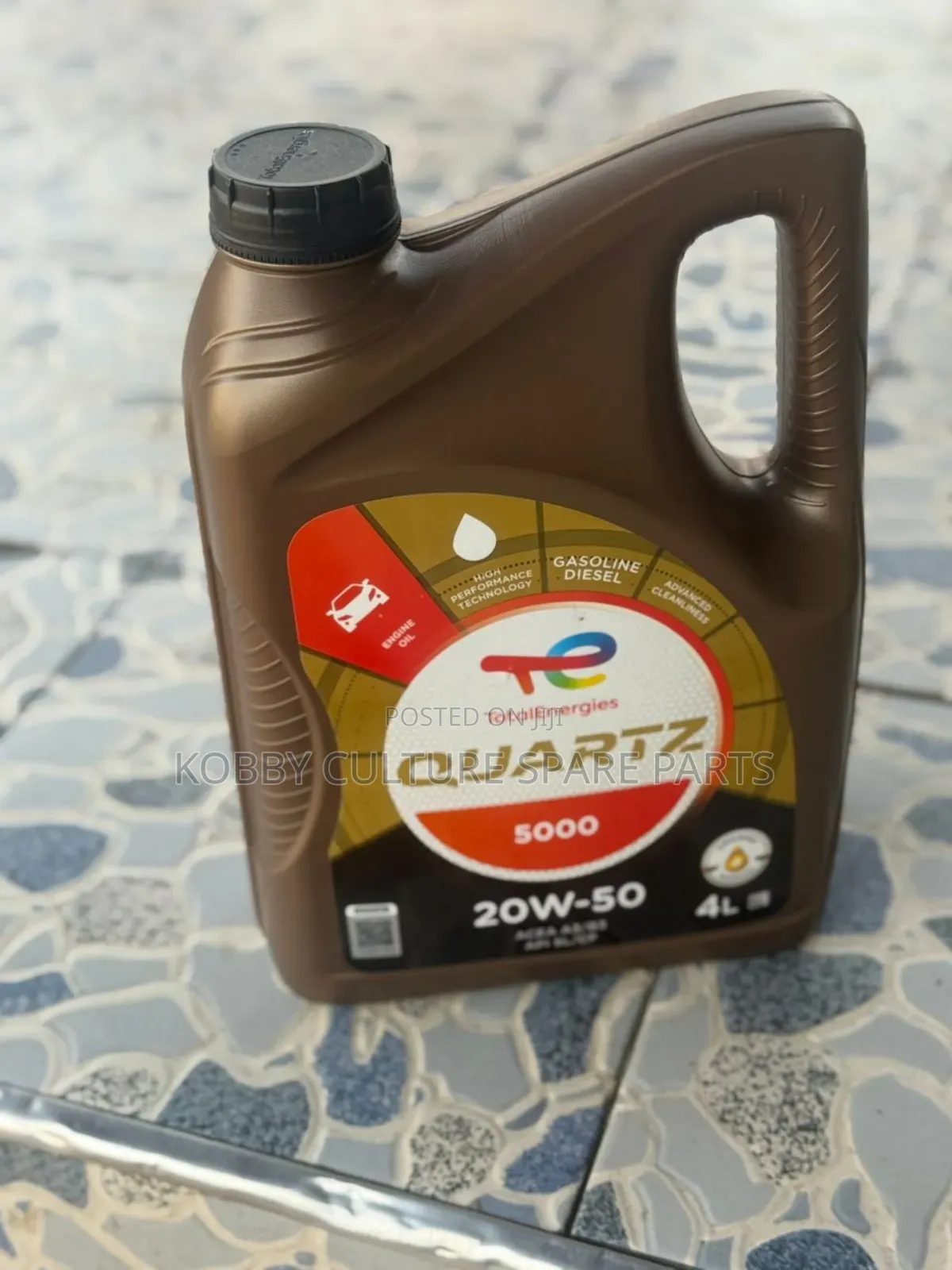 Original Brand New Total Oil [20w 50 ] Available for All Cars