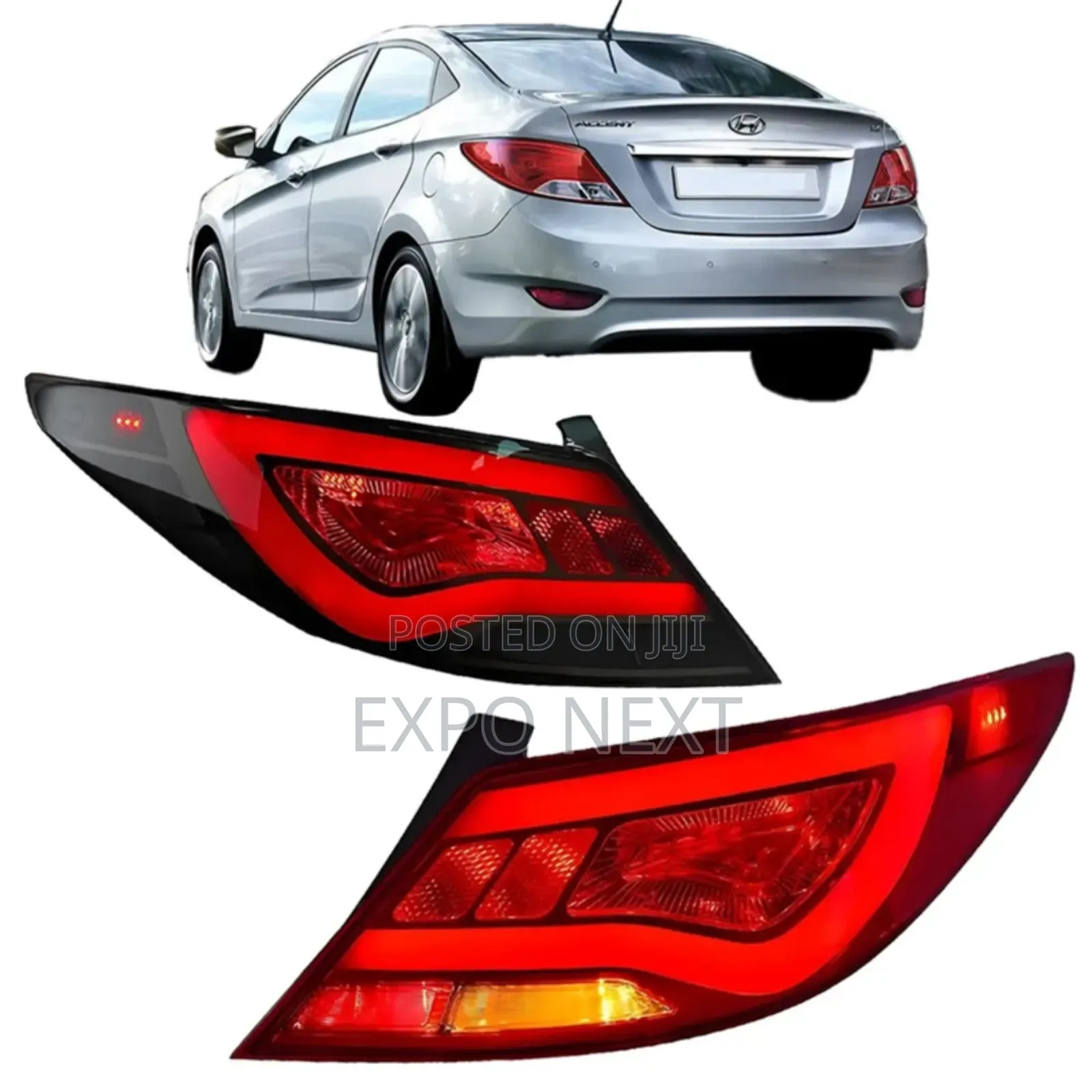 Led Taillights For Hyundai Accent Verna Solaris 2010- 2013