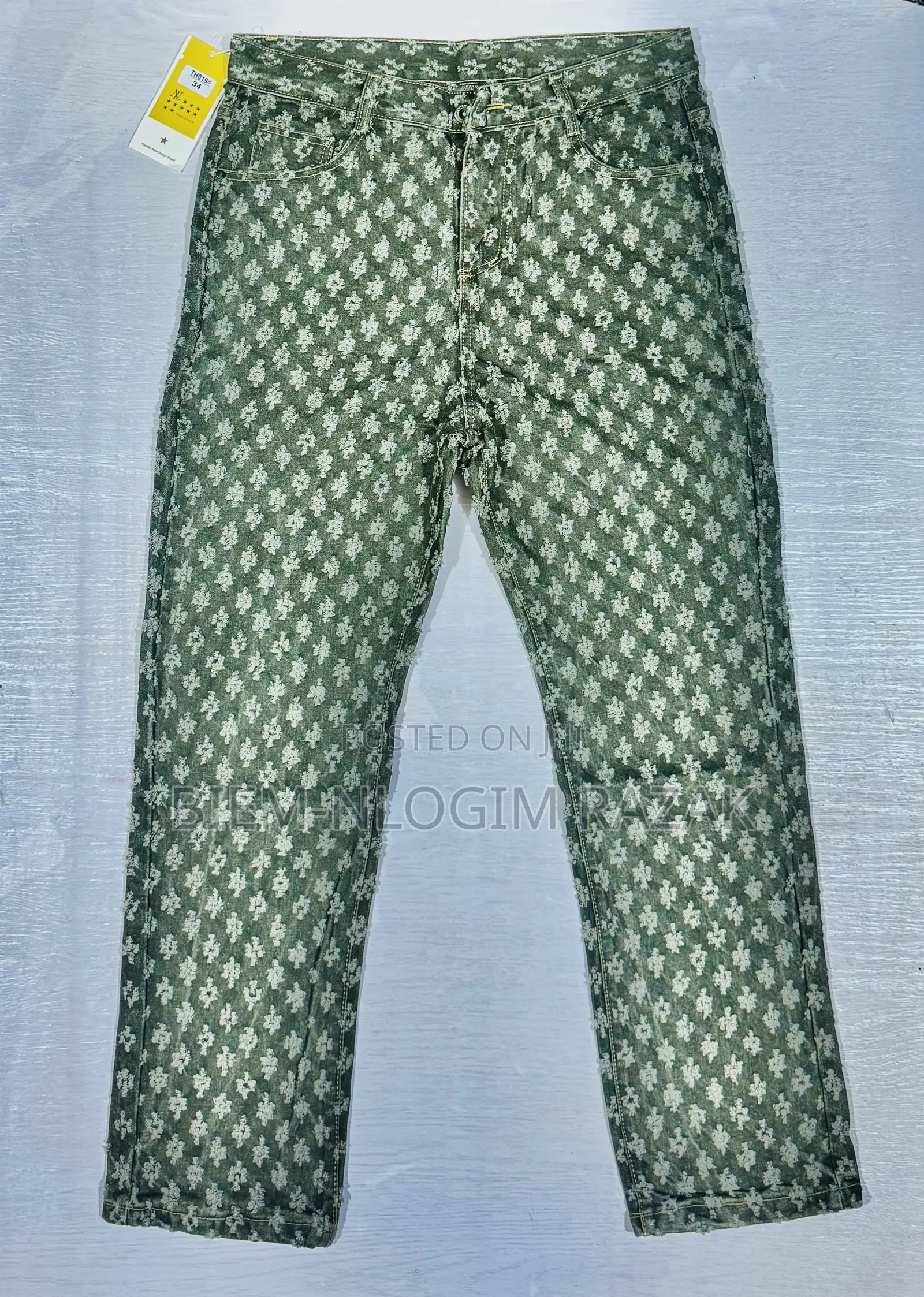 High Quality Chrome Heart Drew Baggy Jeans Available