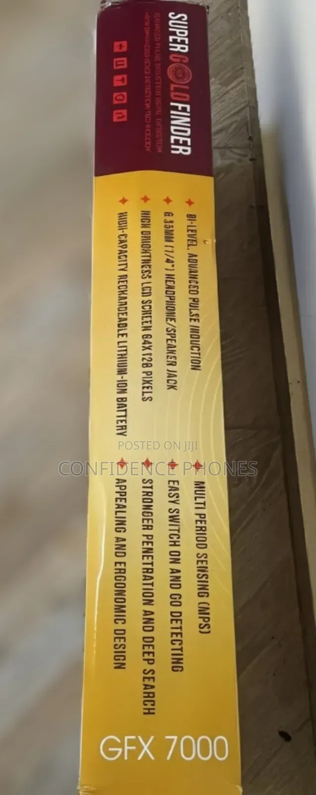 GFX-7000 Digital Display Gold Metal Detector