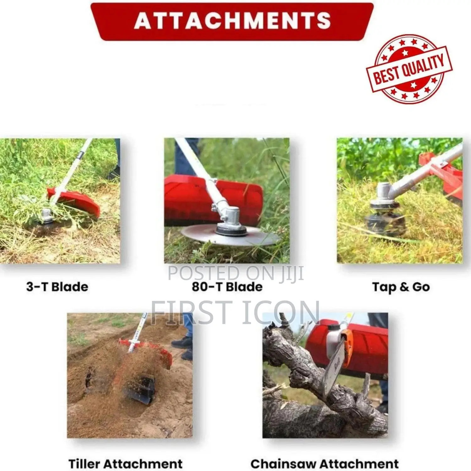 4 Stroke Multi-Purpose Gasoline Brush Cutter | Tiller | Chain Saw