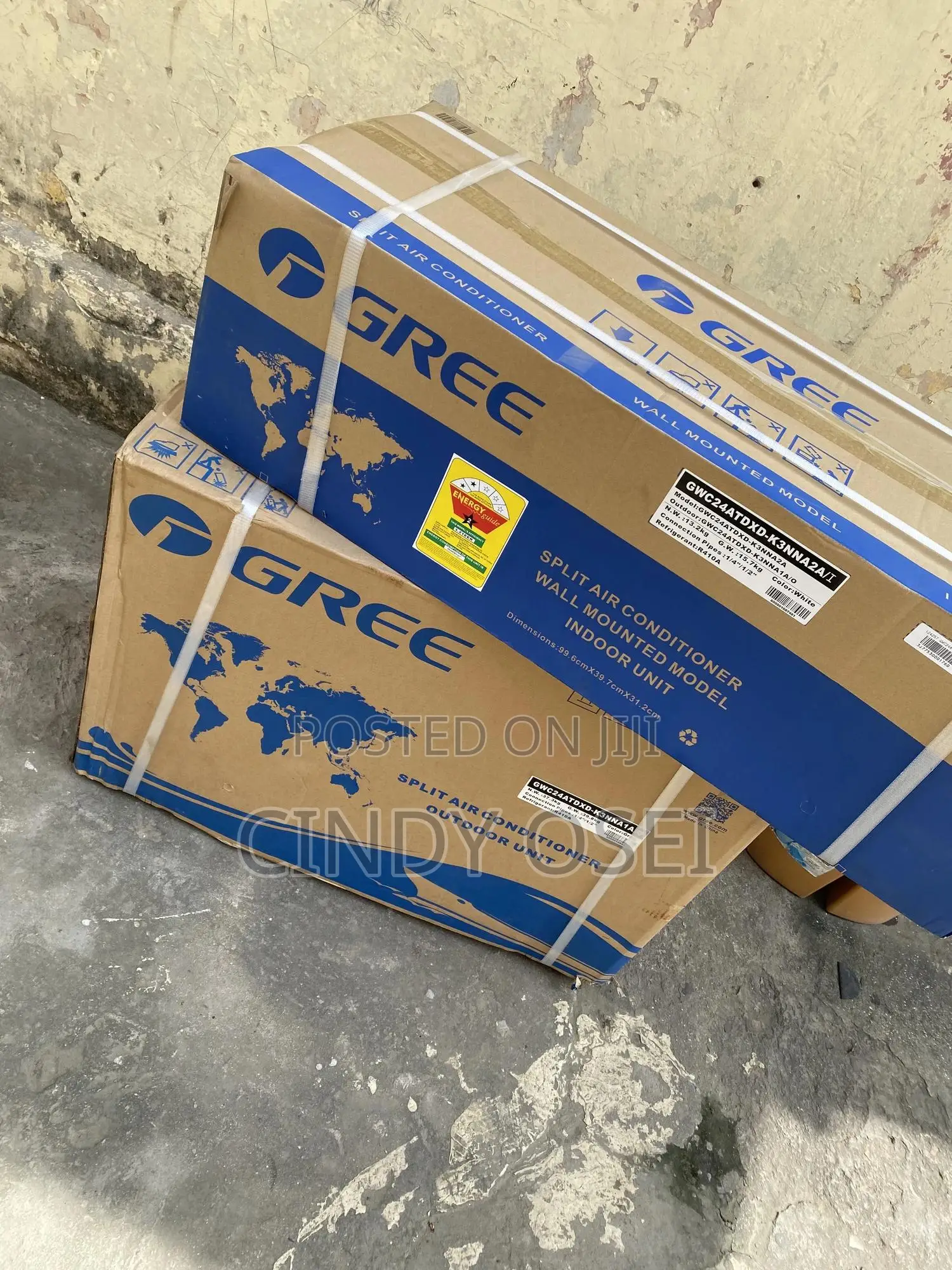 Complete Gree 1.5hp Split Ac R410 Gas