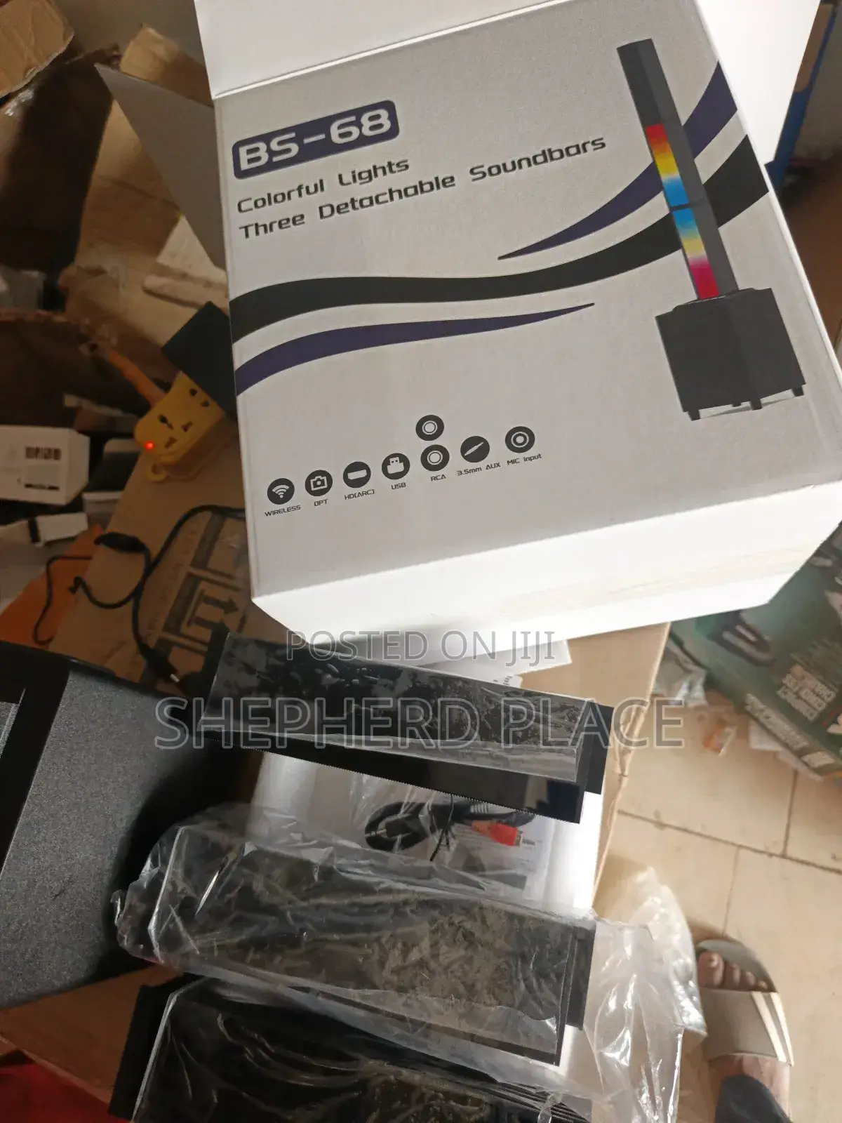 2.1 Subwoofer RGB Detachable TWS Wireless Karaoke Home Theater