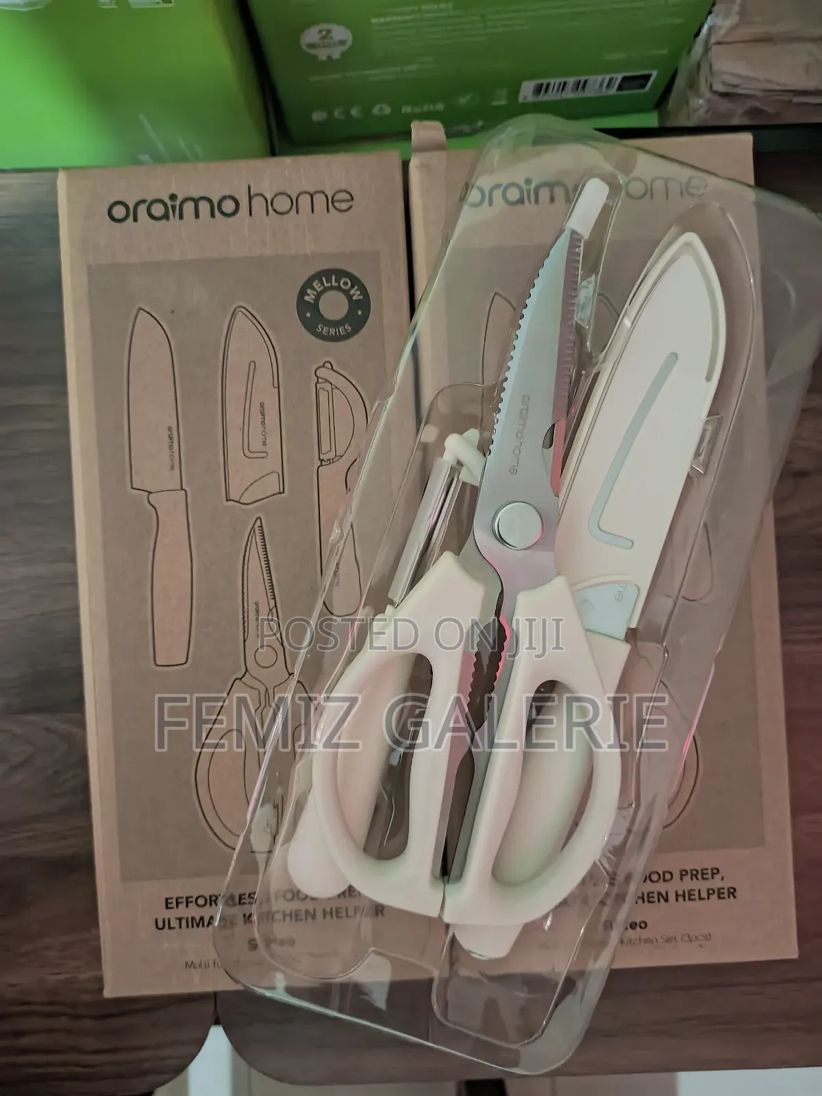 Oraimo Sliceo 3-Piece Carbon Steel Kitchen Set
