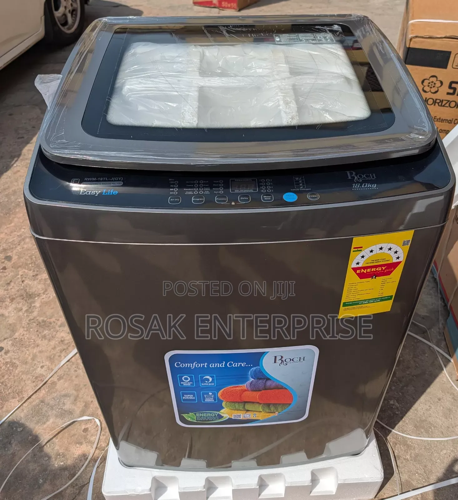 Roch 18kg Top Load Full Automatic Washing Machine
