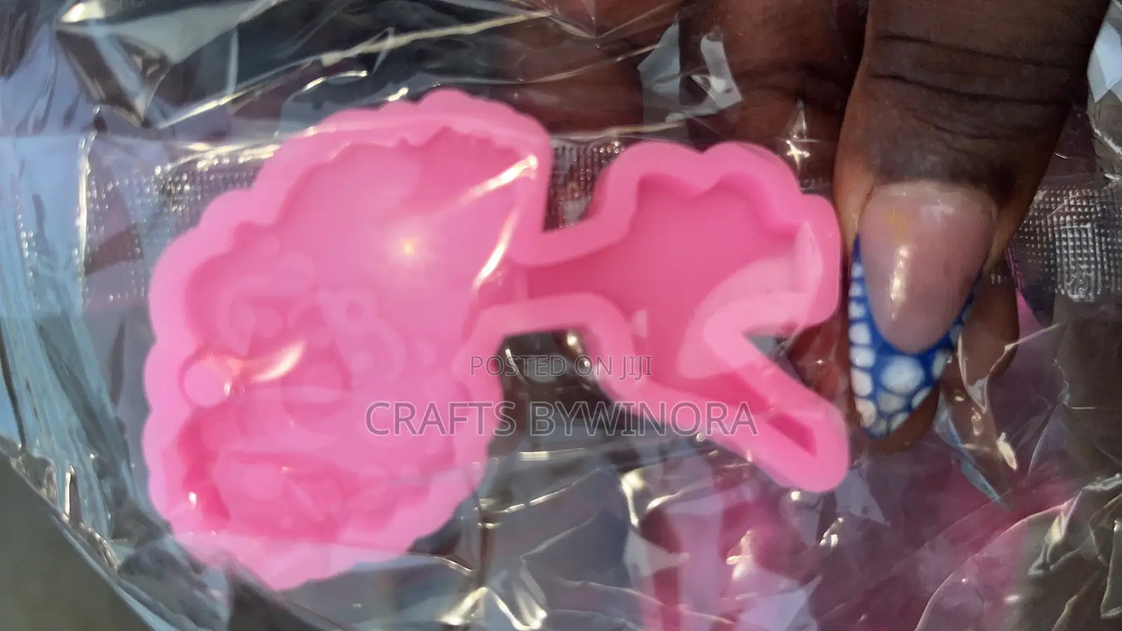 African Pendent Mold – Single Piece