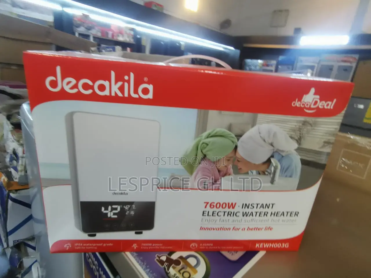 Decakila Instant Electric Water Heater 7600w