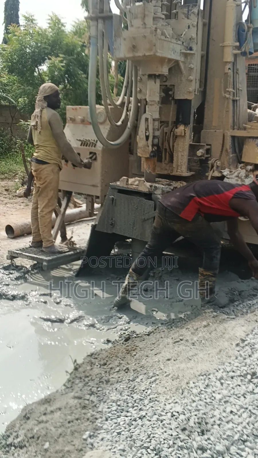 Borehole Drilling Only With Free Sitting