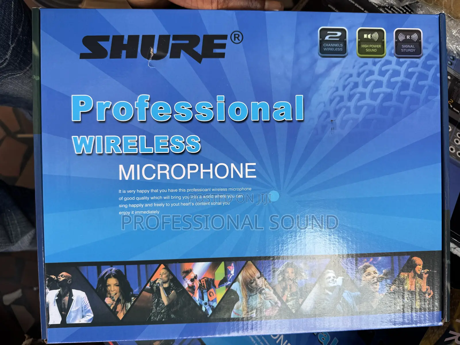 Shure U-3600 Professional Wireless Microphone System.