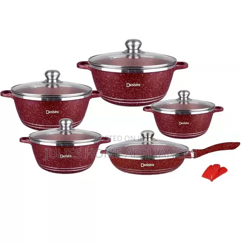 12pcs Granite Nonstick Cookware
