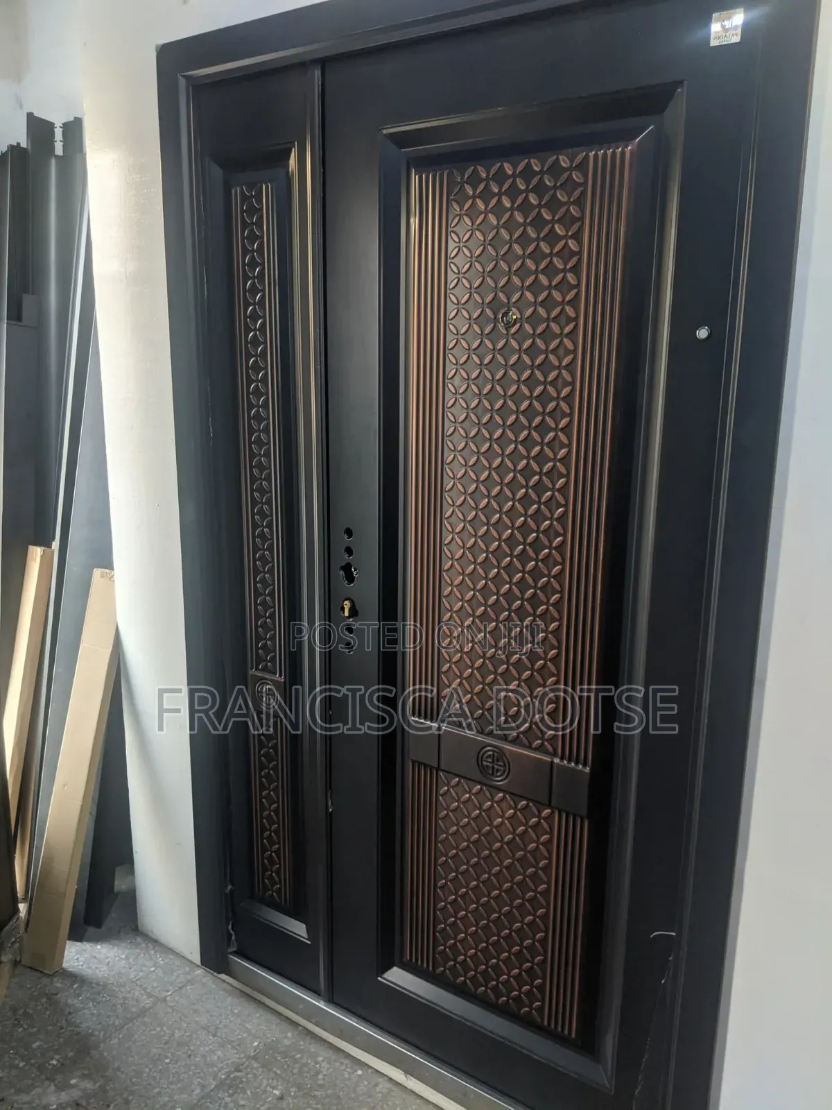 Modern Security Steel Door Set