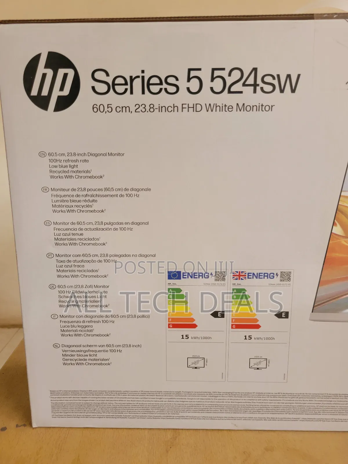 HP Series 5 24 Inch Full Hd Monitor - 524sw