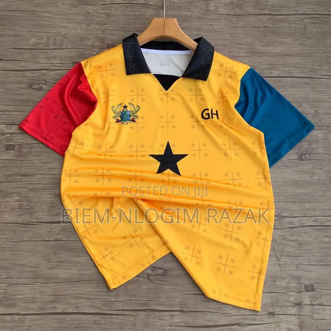 Topmost Quality Ghana Black Star Jerseys Available in Stock