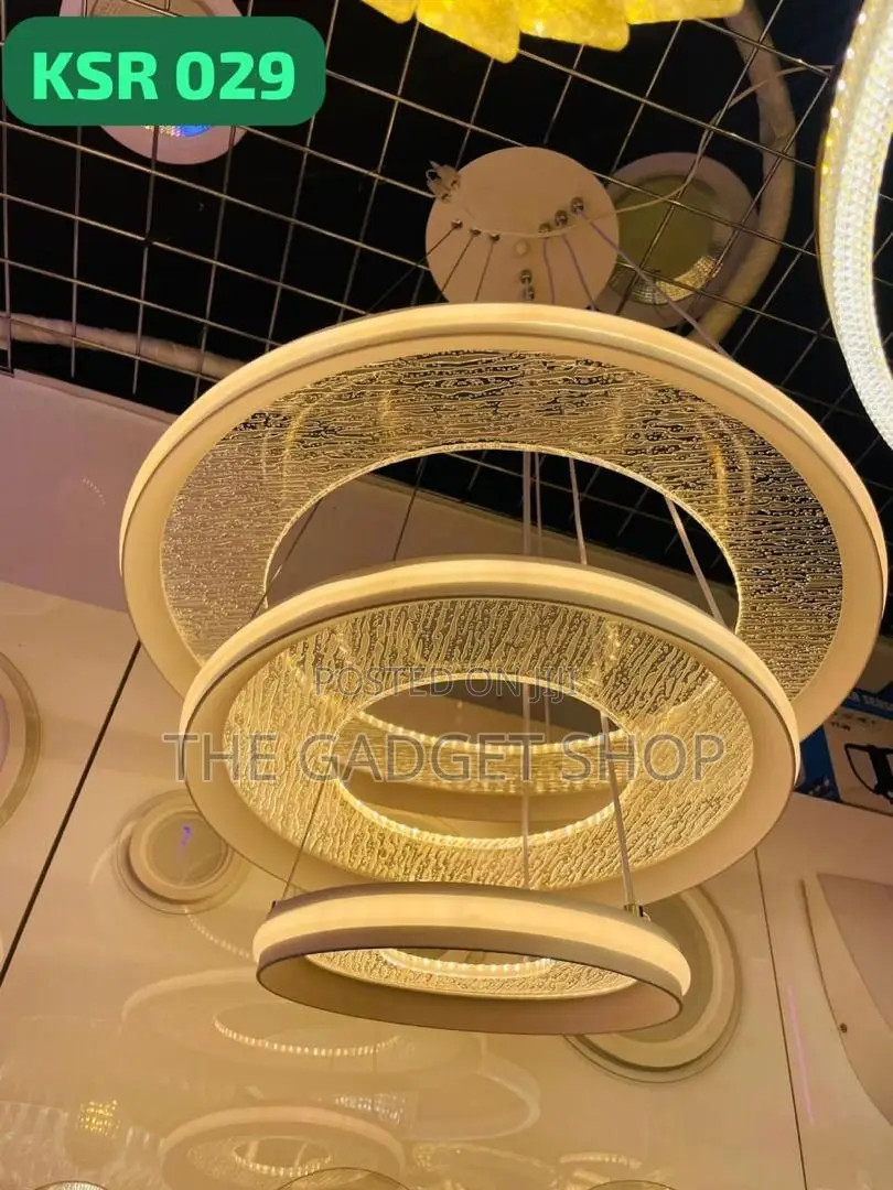 Ceiling Light 3 Rings Hanging