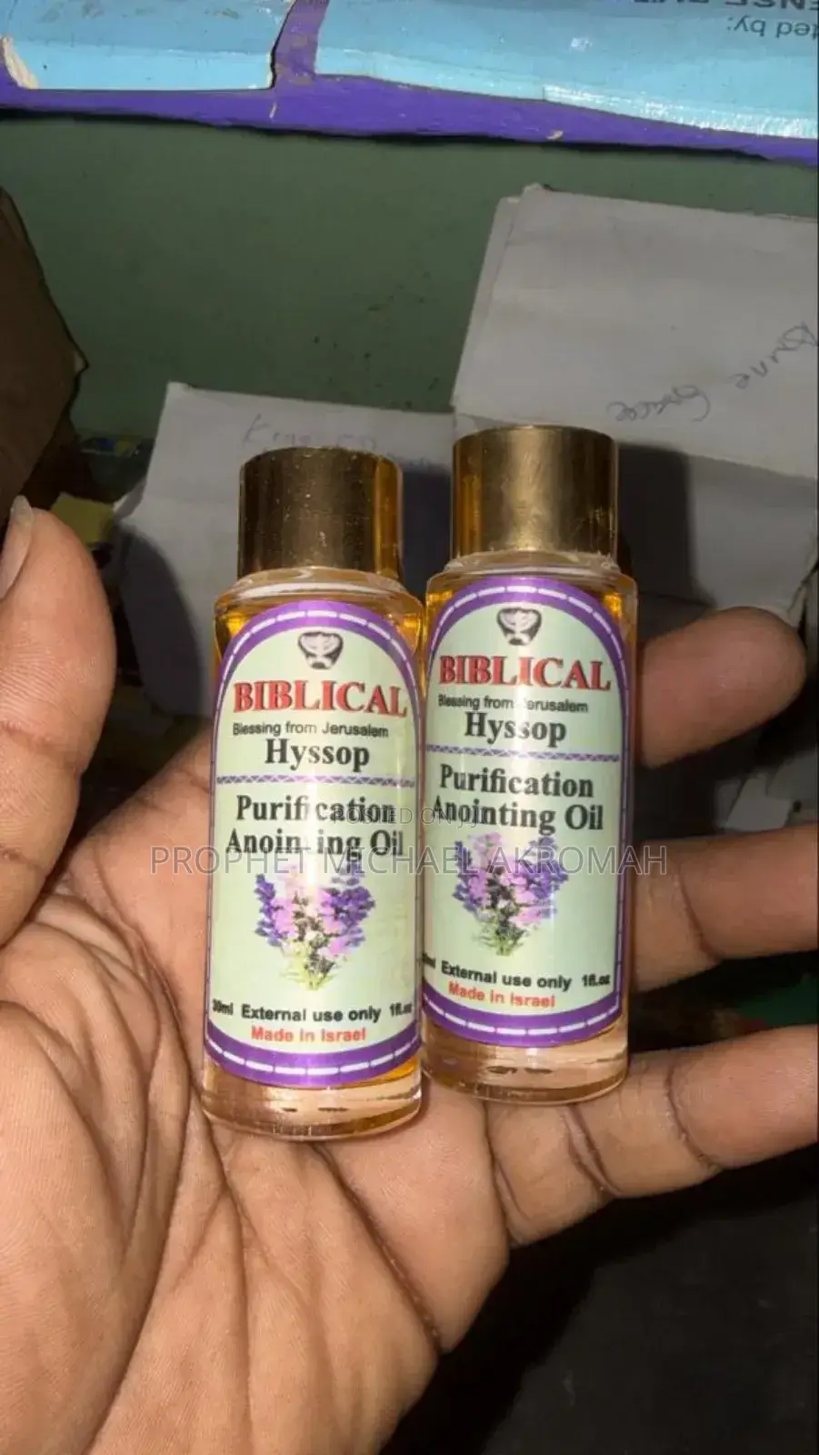 Hyssop Oil Made in Israel