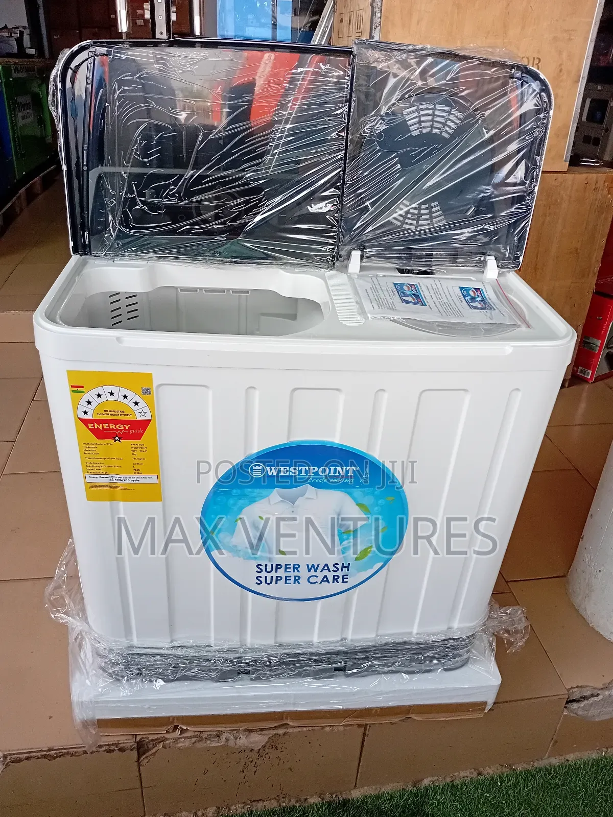Westpoint Semi Automatic 7kg Washing Machine 7kg Super Wash Top Load
