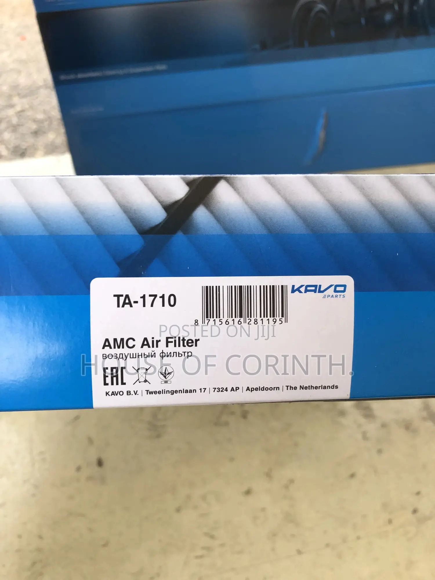 Air Filter Kavo- Toyota Hilux 2015-.4,2.8