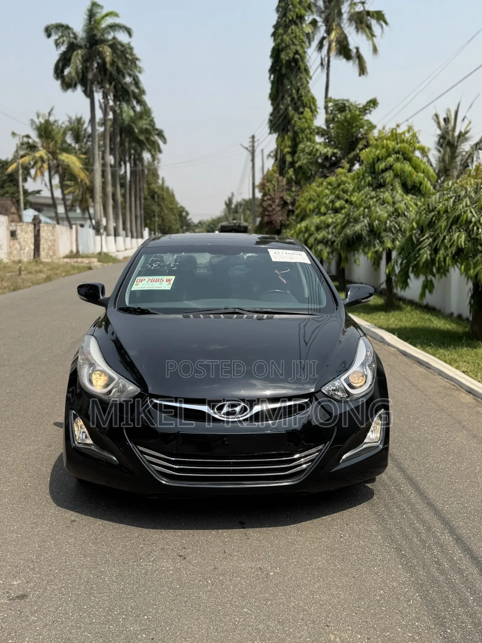 Hyundai Elantra Limited 4dr Sedan (1.8L 4cyl 6A) 2015 Black