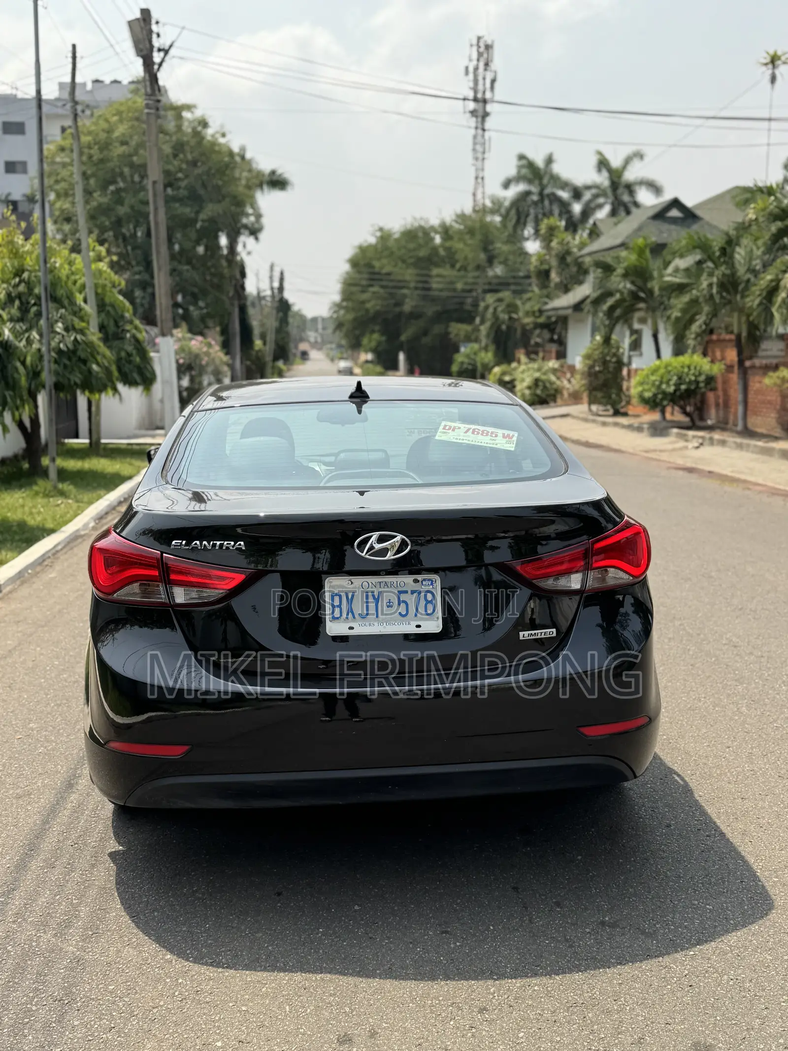 Hyundai Elantra Limited 4dr Sedan (1.8L 4cyl 6A) 2015 Black