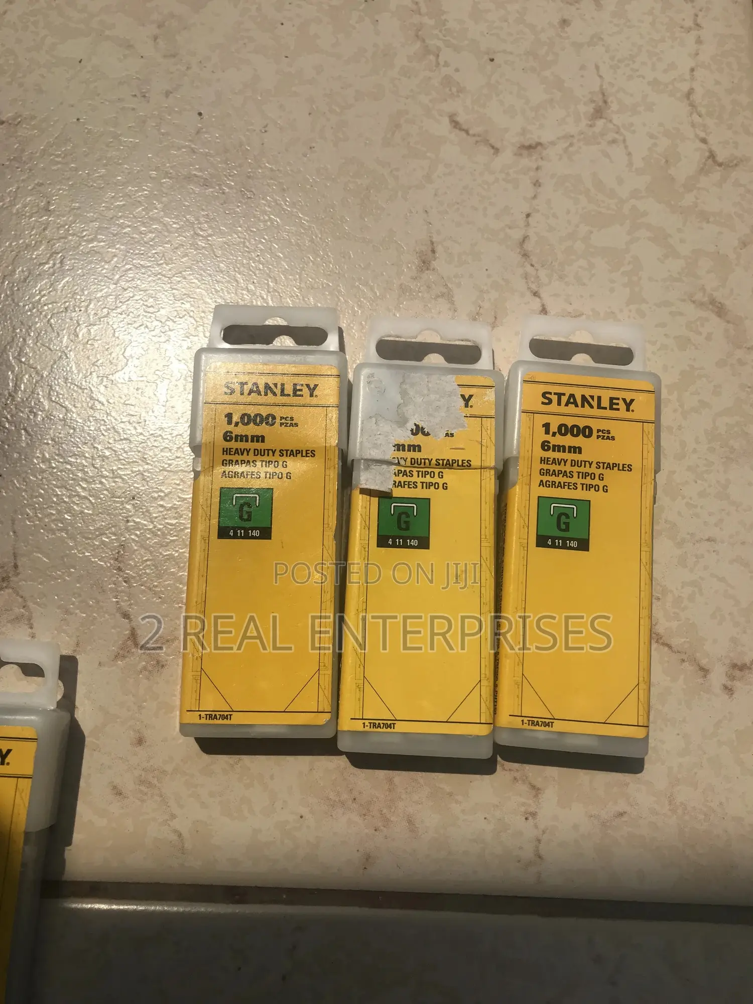 Stanley Stapler Pins Type G 6mm 1000pcs
