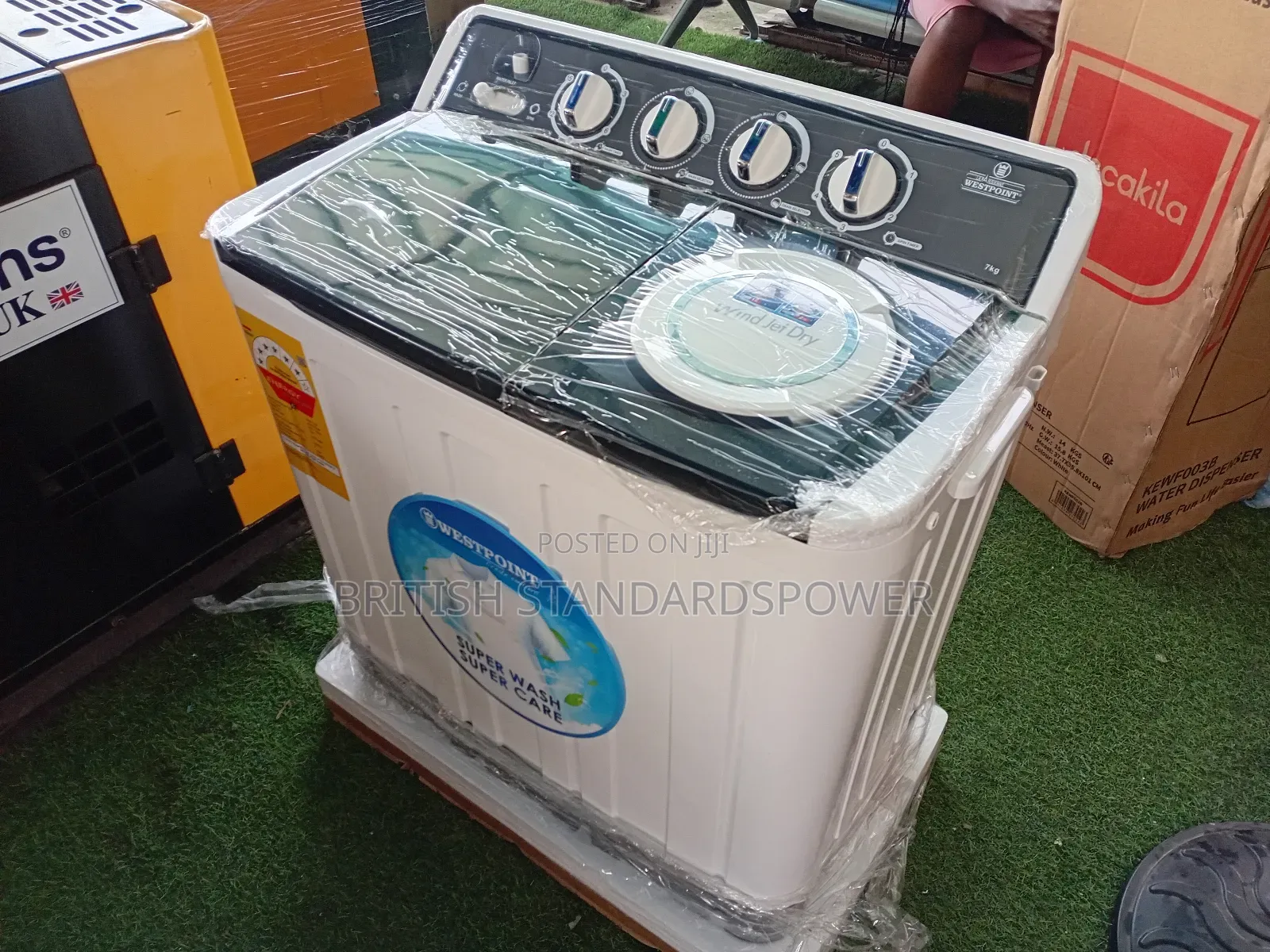 7kg Twin Tub Easy Wash Semi Automatic Westpoint at 7kg Washing Machine