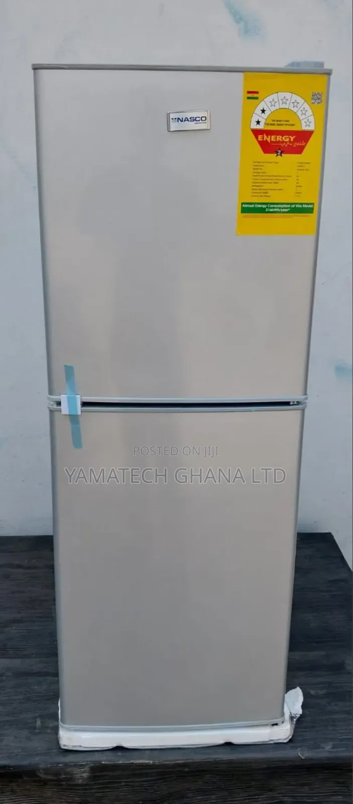 Nasco 116 Litre Fridge With Bottom Freezer