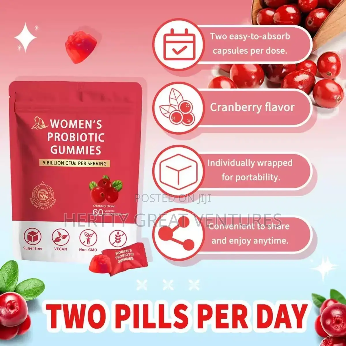 Ladies Probiotic Gummies