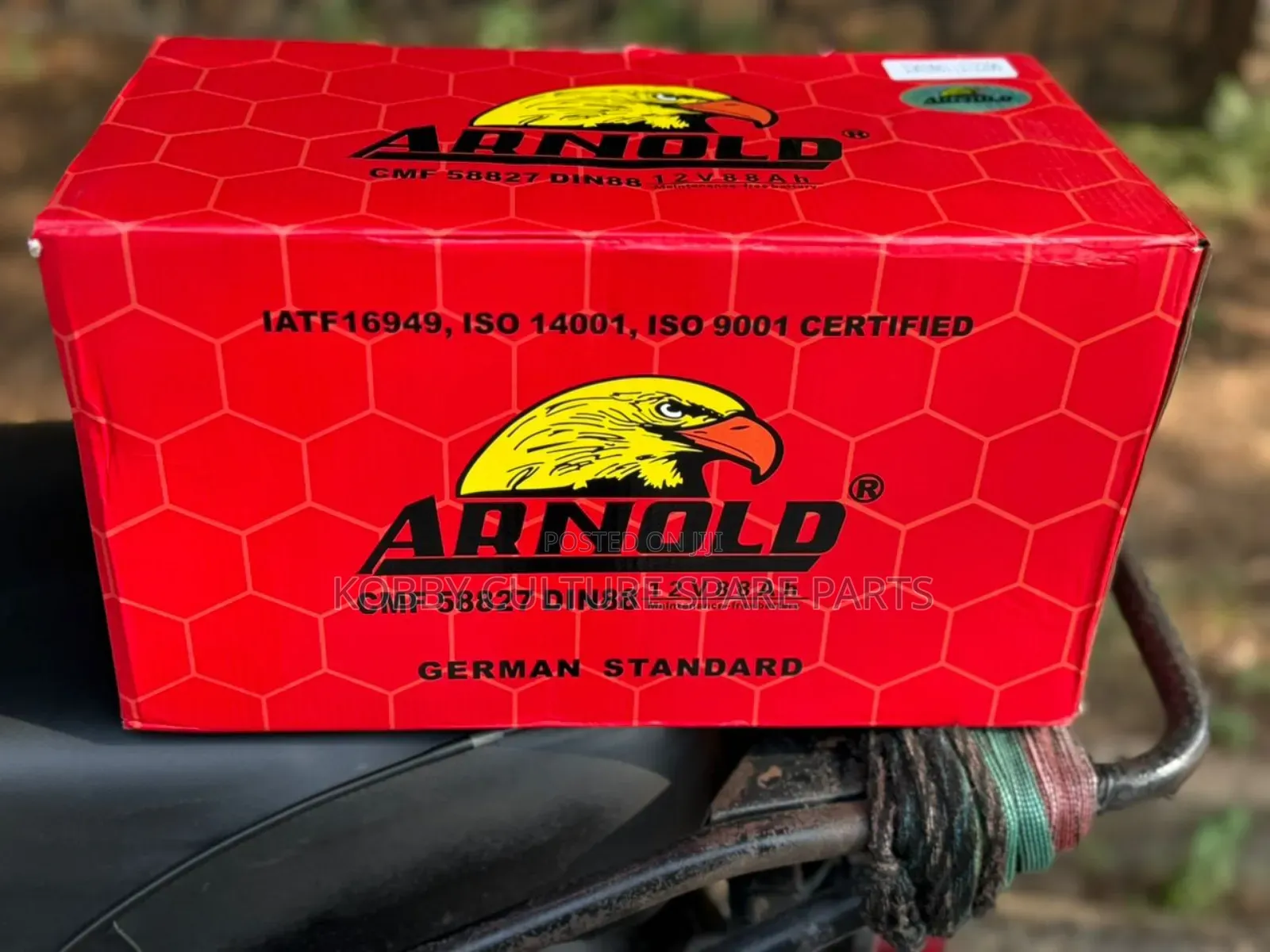 Original Arnold Battery 17 Plate [12v 88amh ] Available For All Cars