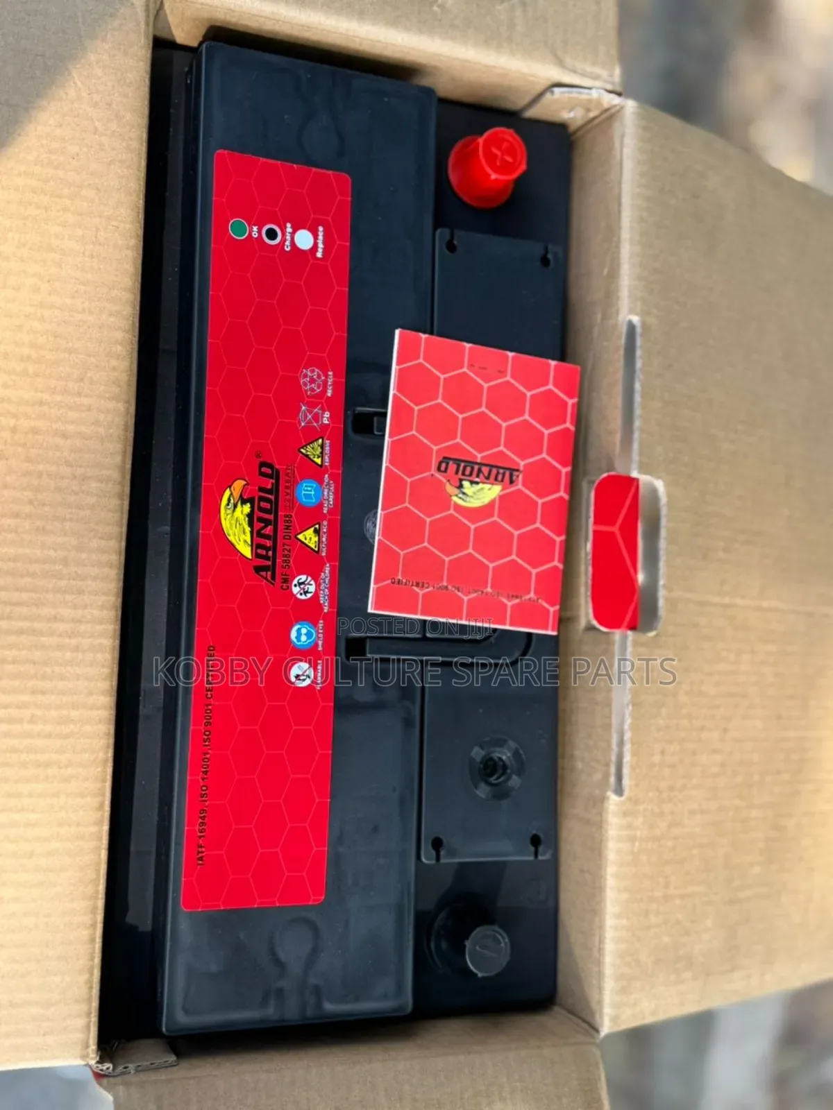 Original Arnold Battery 17 Plate [12v 88amh ] Available For All Cars