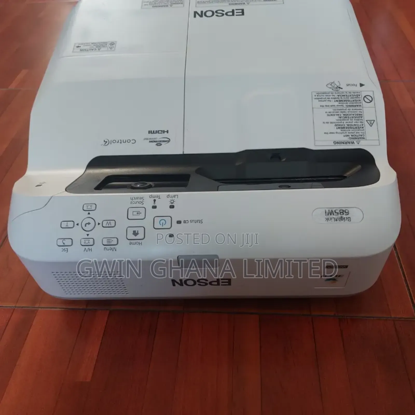Epson Brightlink 685wi Ultra Short-Throw 3500 Lumens. Remote Control