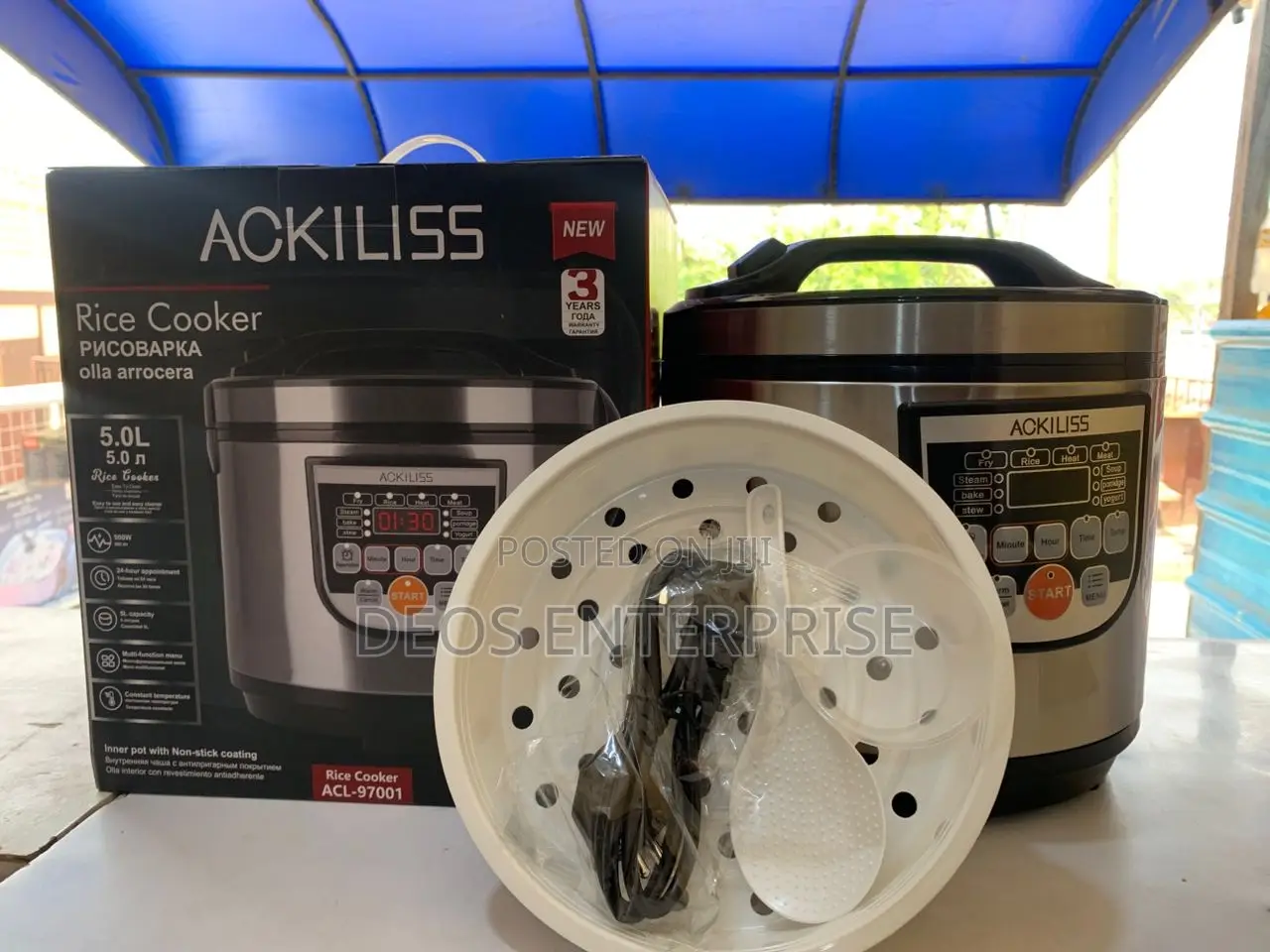 The Ackiliss 5l Kitchen Dynamo Rice Cooker