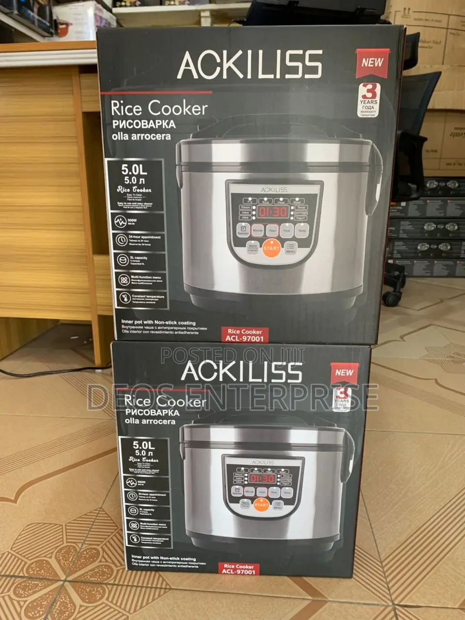 5l Ackiliss Electric Multi Purpose Rice Cooker for Sale